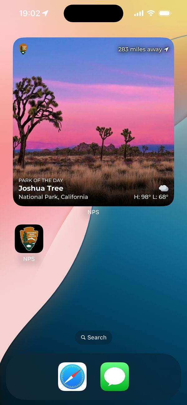iOS Widget Screenshot
